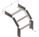  زانویی بالا رونده نردبان کابل مدل 2