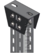 ساپورت سقفی  دو تیکه قابل تنظیم دوبل