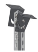 ساپورت سقفی دو تیکه قابل تنظیم