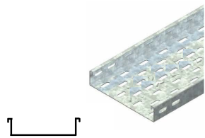 سینی کابل با لبه شش خم معکوس